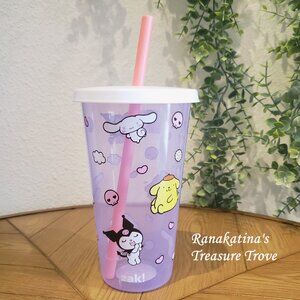 NEW! Sanrio Tumbler Purple/White 25oz.